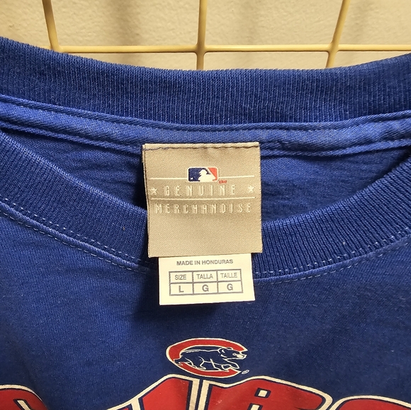 Chicago Cubs Baseball Club Blue T-Shirt New With Tags - Picture 3 of 5